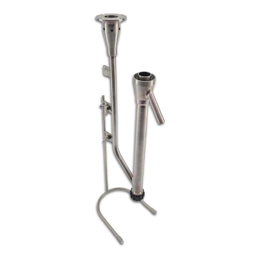 PolyPhoenix adjustable distillation parrot with 1.5 inch TC input
