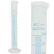 100mL polypropylene measuring cylinder with graduations