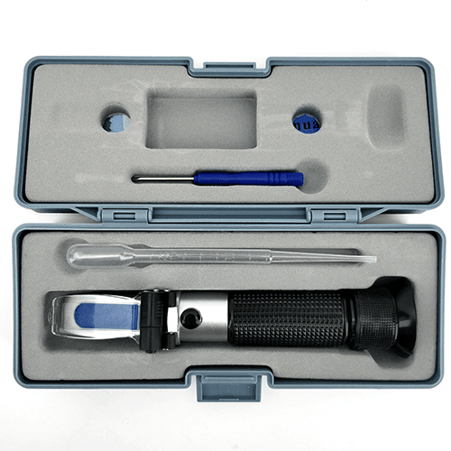 Portable refractometer with ATC, two scale