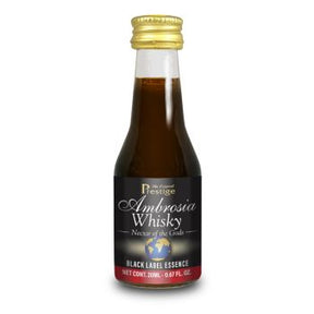 Prestige Black Label Whiskey Ambrosia Essence 20mL bottle