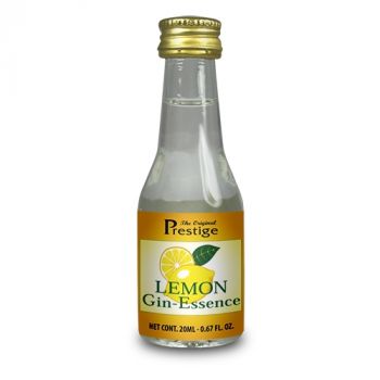 Prestige Gin Lemon Essence - 20mL (Flavours 750mL of Neutral Spirit) - Distillery King Australia