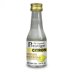 Prestige Vodka Lemon Essence - 20mL (Flavours 750mL of Neutral Spirit) - Distillery King Australia