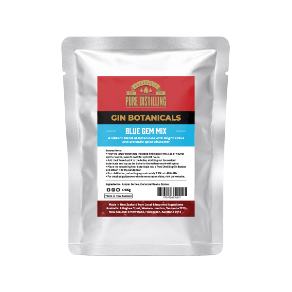 Pure Distilling Blue Gem Botanicals 65g - Distillery King Australia
