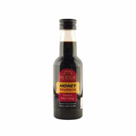 Pure Distilling Bourbon Honey Bourbon Essence 50mL - Flavours 2.25L of Neutral Alcohol - Distillery King Australia