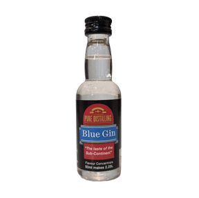 Pure Distilling Gin Blue Essence 50mL - Flavours 2.25L of Neutral Alcohol - Distillery King Australia