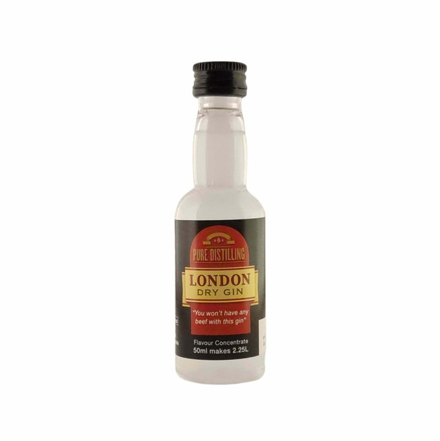 Pure Distilling Gin London Dry Essence 50mL - Flavours 2.25L of Neutral Alcohol - Distillery King Australia
