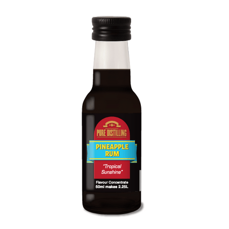 Pure Distilling Pineapple Rum Essence 50mL - Flavours 2.25L of Neutral Alcohol - Distillery King Australia