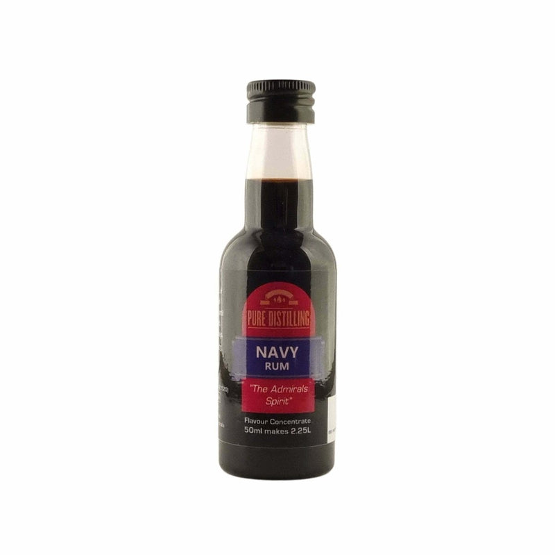 Pure Distilling Rum Navy Essence 50mL - Flavours 2.25L of Neutral Alcohol - Distillery King Australia