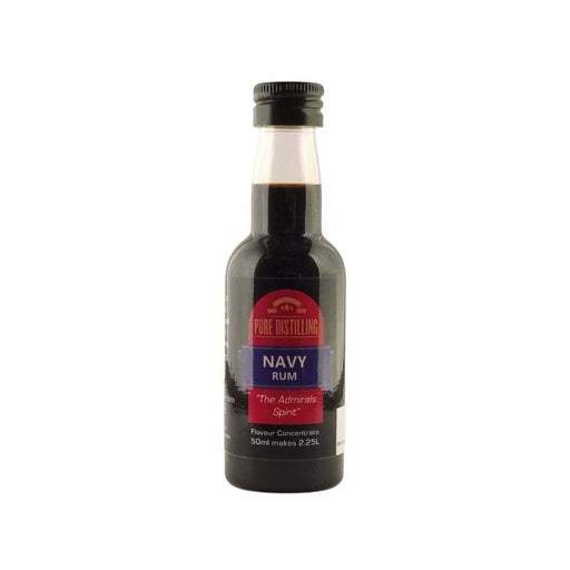 Pure Distilling Rum Navy Essence 50mL - Flavours 2.25L of Neutral Alcohol - Distillery King Australia
