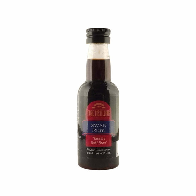 Pure Distilling Rum Swan Essence 50mL - Flavours 2.25L of Neutral Alcohol - Distillery King Australia