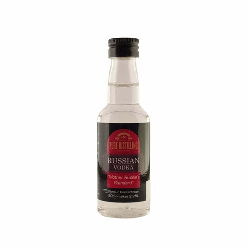 Pure Distilling Vodka Russian Vodka Essence 50mL - Flavours 2.25L of Neutral Alcohol - Distillery King Australia