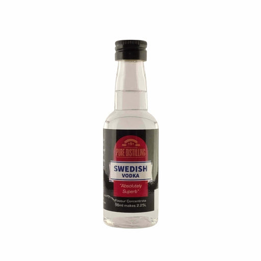 Pure Distilling Vodka Swedish Essence 50mL - Flavours 2.25L of Neutral Alcohol - Distillery King Australia