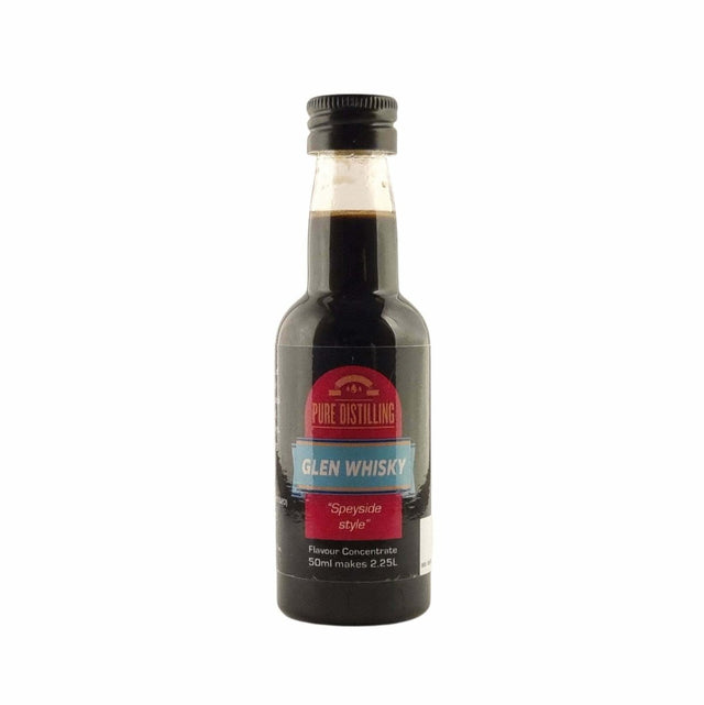 Pure Distilling Whiskey Glen Whisky Essence 50mL - Flavours 2.25L of Neutral Alcohol - Distillery King Australia