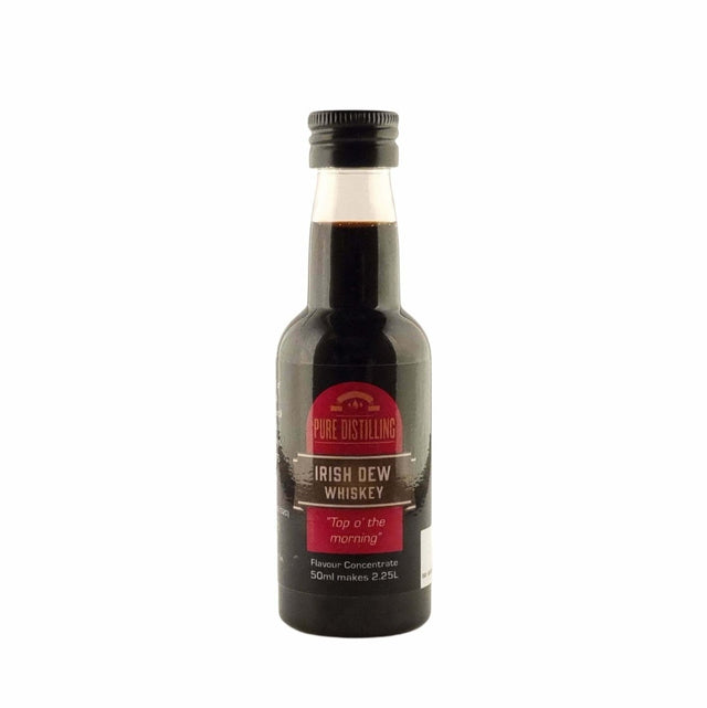 Pure Distilling Whiskey Irish Dew Whisky Essence 50mL - Flavours 2.25L of Neutral Alcohol - Distillery King Australia