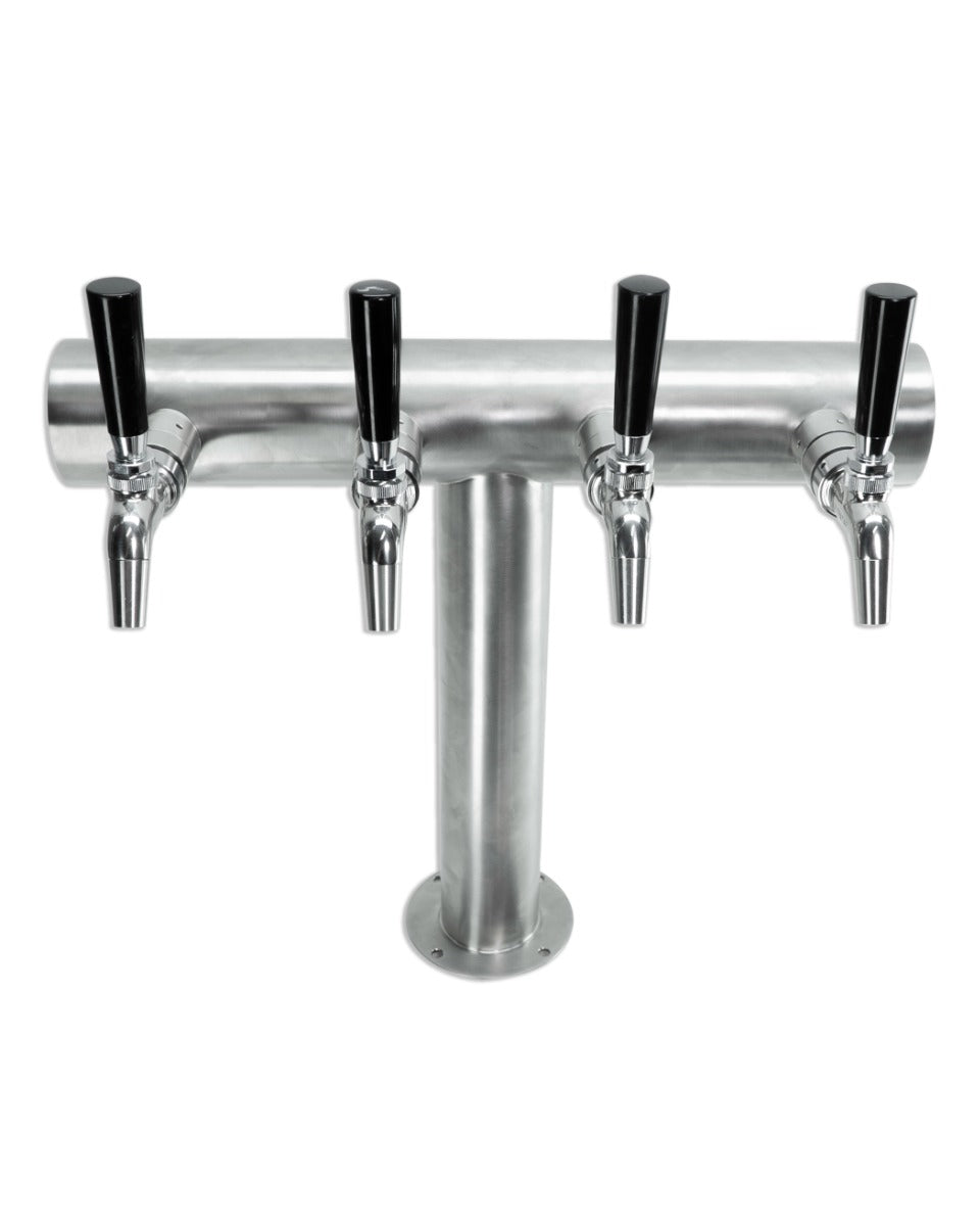 Ultra T FasTap quad 4 tap T-bar beer tower
