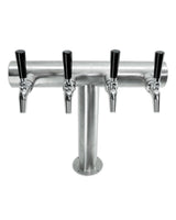 Ultra T FasTap quad 4 tap T-bar beer tower