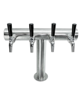 Ultra T FasTap quad 4 tap T-bar beer tower