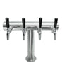 Ultra T FasTap quad 4 tap T-bar beer tower