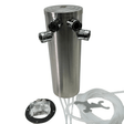 Quadruple beer tower pack for four lines, supplied without taps or disconnects