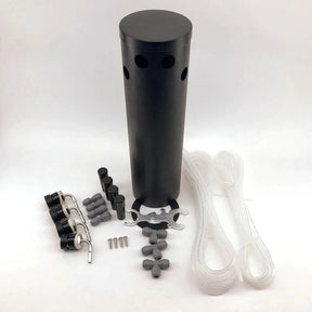 Quadruple Tap Black Phantom Font Kit with duotight Short shanks and Black handles(Without Tap) - Distillery King Australia