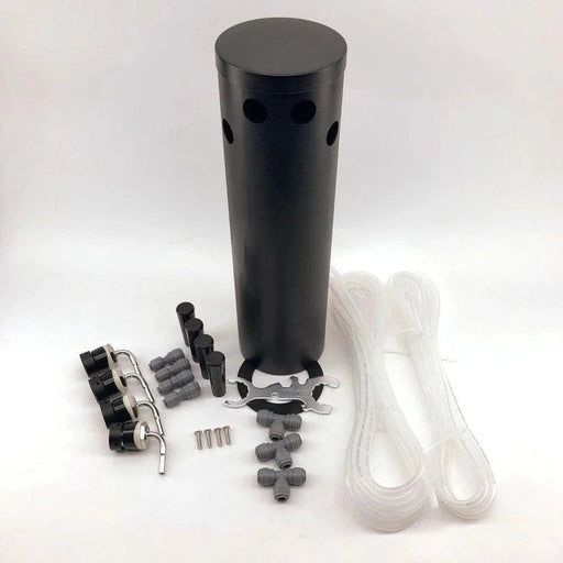 Quadruple Tap Black Phantom Font Kit with duotight Short shanks and Black handles(Without Tap) - Distillery King Australia