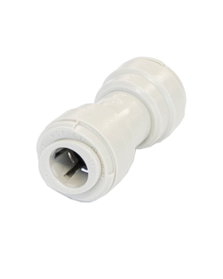 Quick Connect Plastic Fitting - Straight Adaptor 3/8" Tube x 3/8" Tube