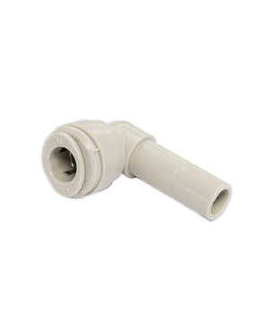 Quick Connect Plastic Fitting - Tube Elbow Union - 3/8" Stem x 5/16" Tube