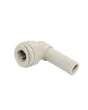 Quick Connect Plastic Fitting - Tube Elbow Union - 3/8" Stem x 5/16" Tube