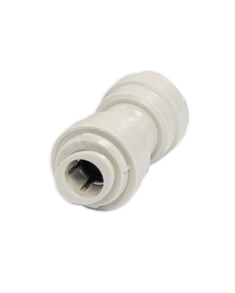 Quick Connect Plastic Fitting - Union Connector 1/2" x 3/8"