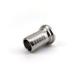 Straight barb fitting for quick swivel connector