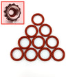 10 pack of high temperature silicone O-rings for quick swivel connector