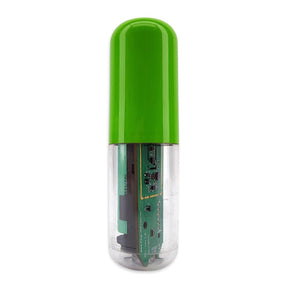 Green RAPT Pill hydrometer and thermometer kit