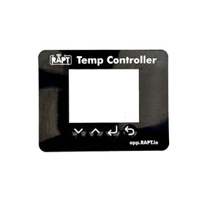 RAPT Temperature Controller membrane sticker