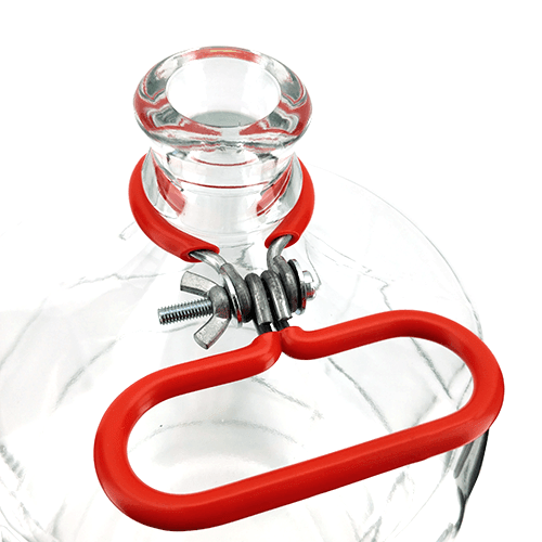 Red Carry Handle 23L Glass Carboy