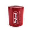 Red foam insulated stubby holder with Cannular branding