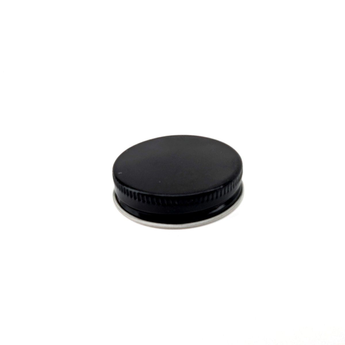 Replacement black metal growler cap
