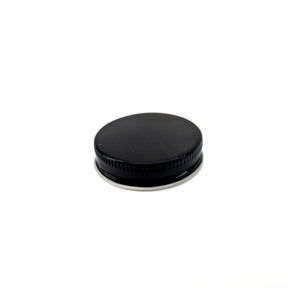 Replacement black metal growler cap