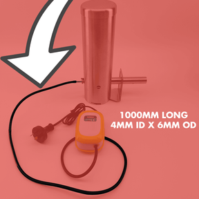 Silicone hose for smoke generator 1M