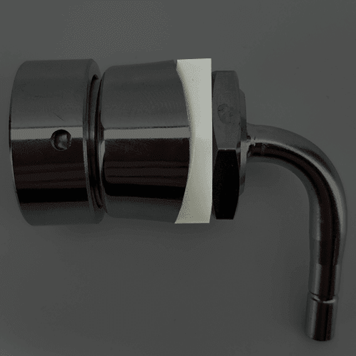 Concave white collar for a beer tap shank