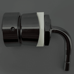 Concave white collar for a beer tap shank