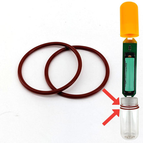 Replacement silicone o-ring set for RAPT Pill