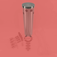 Replacement stainless steel end cap for quad font 6 and 8 tap TT-Bar fonts