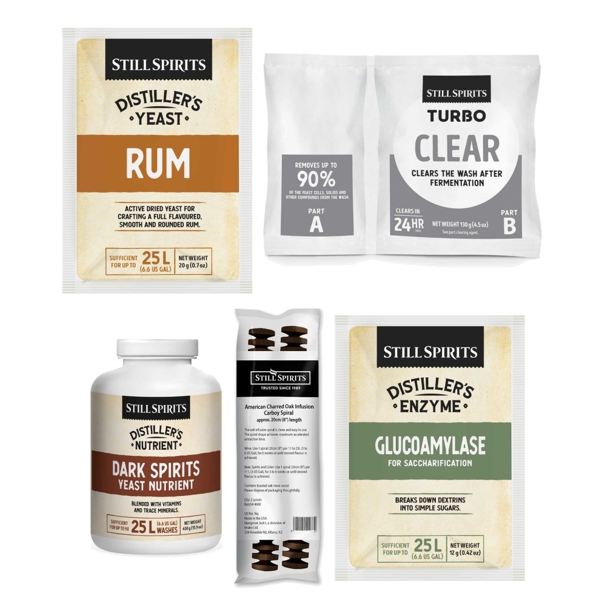 Rum Distiller's Yeast Pack - Distillery King Australia