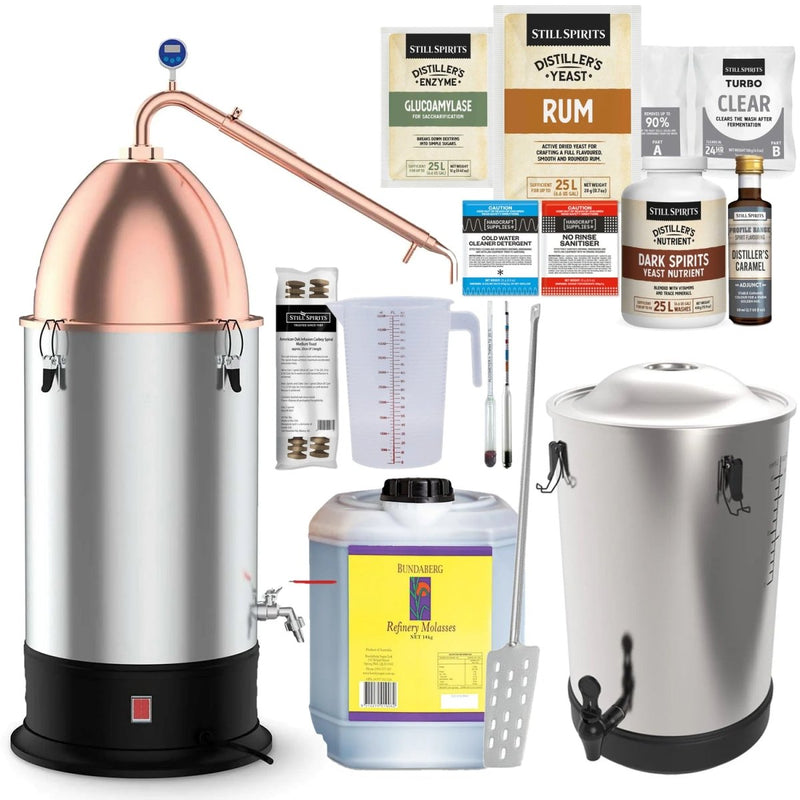 RUM DISTILLERY KIT Create+ Alembic Dome & Condenser & Create+ Boiler - Distillery King Australia