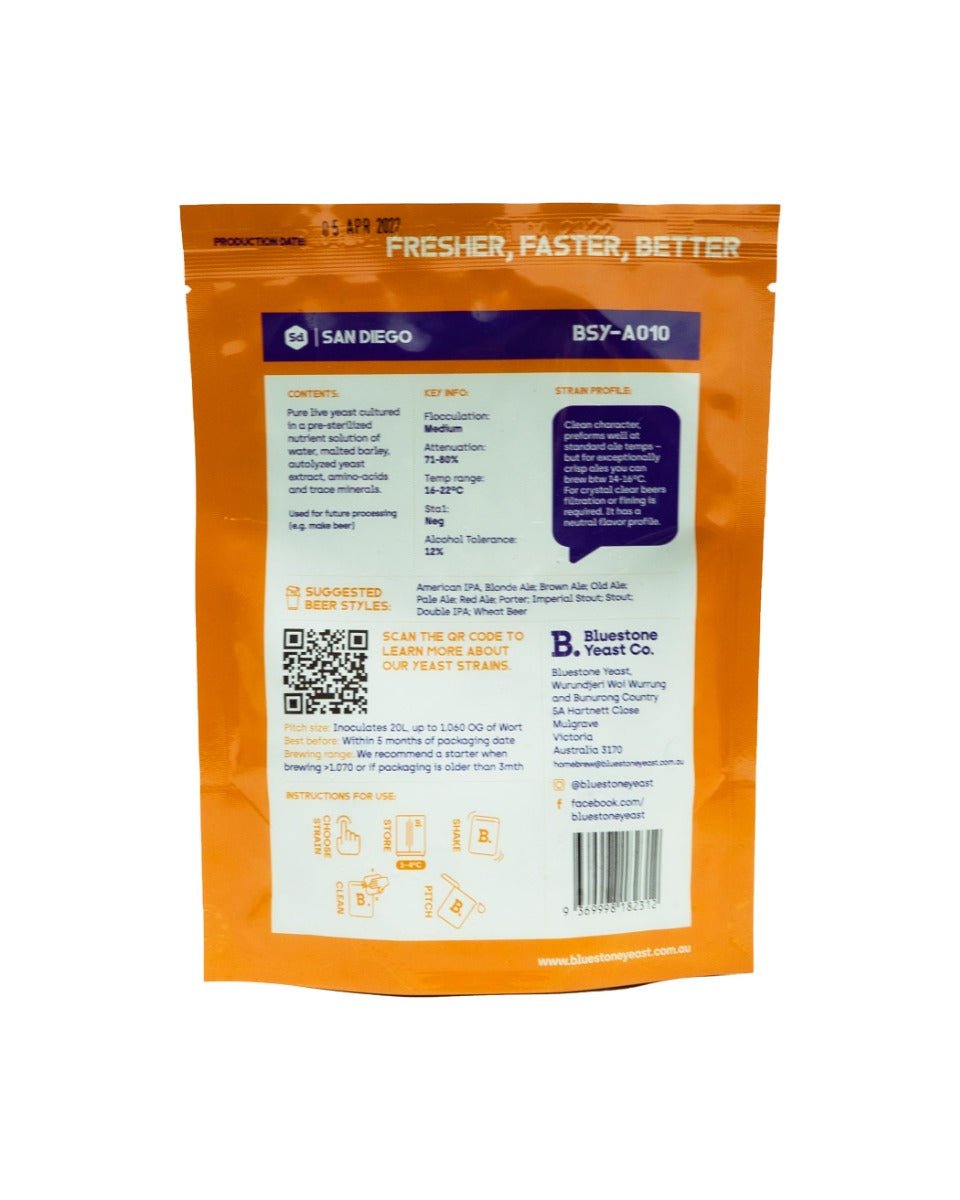 San Diego Bluestone Yeast