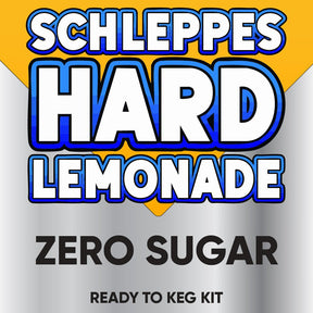 Schleppes Hard Lemonade Zero Sugar ready-to-keg kit