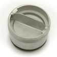 Stainless steel screw-in keg cap