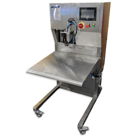 Semi-automatic single head bladder filling machine