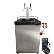 Series X Kegerator 2 Tap Double Tap Two Tap PREMIUM BUNDLE 2x Taps with 2 New Kegs, Gas & Disconnects - Distillery King Australia