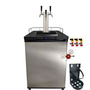 Series X Kegerator 3 Tap Triple Tap Three Tap PREMIUM BUNDLE 3x Taps with 3 New Kegs, Gas & Disconnects - Distillery King Australia